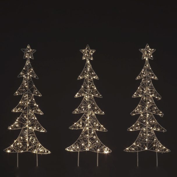 5029936954329 1 SnowTime Christmas Tree Garden Steak Lights Set Of 3.jpg